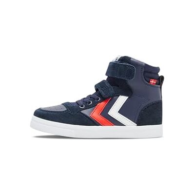 hummel uniseks-kind Slimmer Stadil Leather High JrSneaker hummel uniseks-kind Slimmer Stadil Leather High JrSneaker