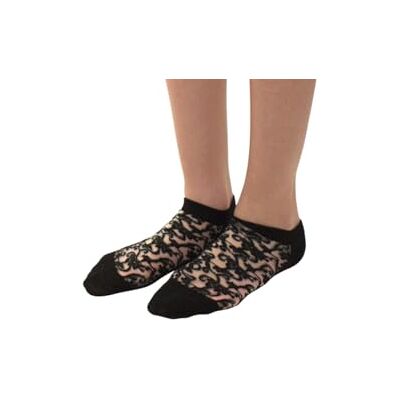 Yuko B. Elegante voile sokken voor dames Ultra duurzaam en comfortabel Bella sokken zwart machinewasbaar ideaal voor sneakers, hoge hakken cadeau-idee voor dames, Zwart, 36-41 EU Yuko B. Elegante voile sokken voor dames Ultra duurzaam en comfortabel Bella sokken zwart machinewasbaar ideaal voor sneakers, hoge hakken cadeau-idee voor dames, Zwart, 36-41 EU