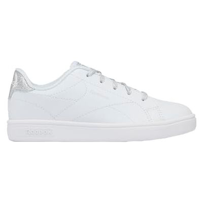 Reebok Court Clean Sneakers, wit/zilver, 34 EU, Wit Wit Zilvermet, 34 EU Reebok Court Clean Sneakers, wit/zilver, 34 EU, Wit Wit Zilvermet, 34 EU
