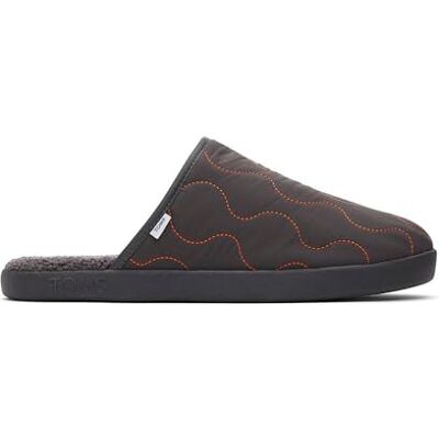 TOMS Harbor Slipper voor heren, Bestrating Grijs Gewatteerde Katoen Rip Stop Faux Shearling, 44 EU TOMS Harbor Slipper voor heren, Bestrating Grijs Gewatteerde Katoen Rip Stop Faux Shearling, 44 EU