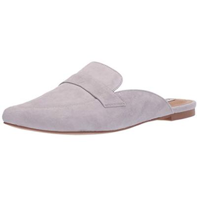 Steve Madden Women's Flavor Mule, Grey Suede, 7.5 Steve Madden Women's Flavor Mule, Grey Suede, 7.5