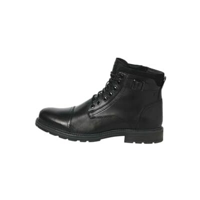 JACK & JONES heren Jfwchatsworth Leather Boot SnJfwchatsworth leren laars Sn JACK & JONES heren Jfwchatsworth Leather Boot SnJfwchatsworth leren laars Sn