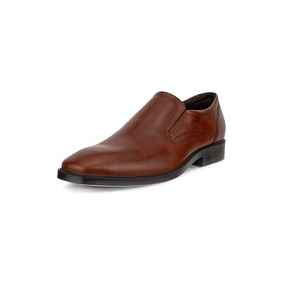 ECCO Men's Milan Plain Toe Slip On Loafer, Mink, 11-11.5 ECCO Men's Milan Plain Toe Slip On Loafer, Mink, 11-11.5