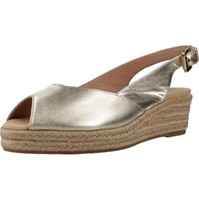 Geox D IBERIDE A Wedge Sandaal, Lt Gold, 40 EU, Lt Gold, 40 EU Geox D IBERIDE A Wedge Sandaal, Lt Gold, 40 EU, Lt Gold, 40 EU