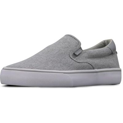 Lugz Heren Clipper Sneakers, Medium Grey White Gum, 6.5 Lugz Heren Clipper Sneakers, Medium Grey White Gum, 6.5