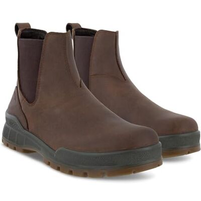 ECCO Men's Track 25 Hydromax Water Resistant Chelsea Boot, Cocoa Brown Nubuck, 10-10.5 ECCO Men's Track 25 Hydromax Water Resistant Chelsea Boot, Cocoa Brown Nubuck, 10-10.5