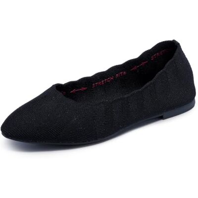 Skechers dames Cleo Bewitch Breed BalletplatBalletschoen Skechers dames Cleo Bewitch Breed BalletplatBalletschoen