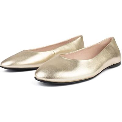 L37 HANDMADE SHOES Ballerina's voor dames, natuurlijk leer, leren voering, handgemaakte schoenen, comfortabel en elegant, baby come on, platte balletschoenen, goud, 38 EU L37 HANDMADE SHOES Ballerina's voor dames, natuurlijk leer, leren voering, handgemaakte schoenen, comfortabel en elegant, baby come on, platte balletschoenen, goud, 38 EU