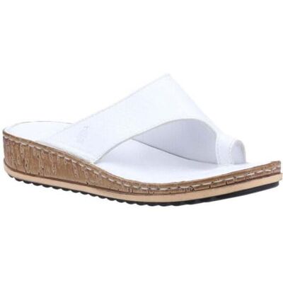 Hush Puppies Elissa Toepost Sandaal voor dames, Wit, 41 EU Hush Puppies Elissa Toepost Sandaal voor dames, Wit, 41 EU