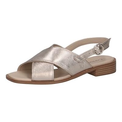 CAPRICE Dames 9-28203-44 sandaal met hak, taupe metallic, 36 EU, taupe metallic, 36 EU CAPRICE Dames 9-28203-44 sandaal met hak, taupe metallic, 36 EU, taupe metallic, 36 EU