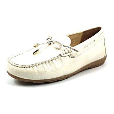 ARA Alabama mocassin voor dames, crème, 36 EU ARA Alabama mocassin voor dames, crème, 36 EU