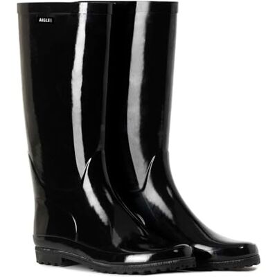 Aigle Dames Eliosa Regenlaarzen, Zwart, 36 EU Aigle Dames Eliosa Regenlaarzen, Zwart, 36 EU