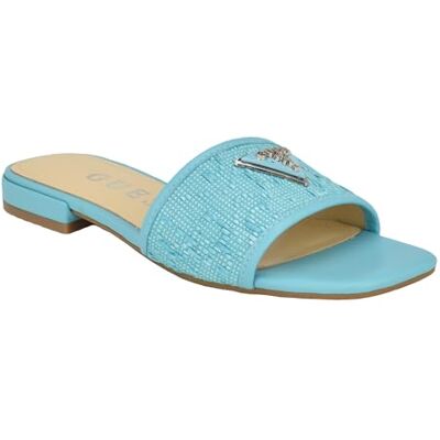 GUESS Tamsey Sandaal voor dames, Turqoise Blauw 450, 38.5 EU GUESS Tamsey Sandaal voor dames, Turqoise Blauw 450, 38.5 EU