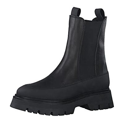 Tamaris Dames 1-1-25461-29 enkellaarsjes, zwart, 42 EU Tamaris Dames 1-1-25461-29 enkellaarsjes, zwart, 42 EU