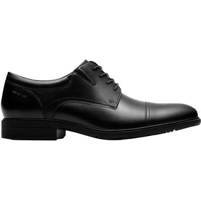 Clarks Steadwell Cap Mens Black Leather, 7.5 Clarks Steadwell Cap Mens Black Leather, 7.5
