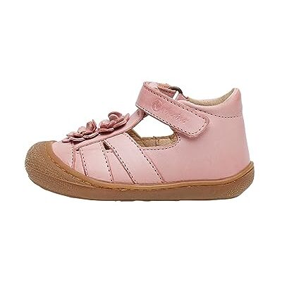 Naturino Maggy-sandalen halfgesloten met bloemen, Roze, 24 EU Naturino Maggy-sandalen halfgesloten met bloemen, Roze, 24 EU