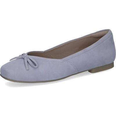 CAPRICE Dames 9-22109-46 ballerina's, lavendel suède, 42 EU CAPRICE Dames 9-22109-46 ballerina's, lavendel suède, 42 EU