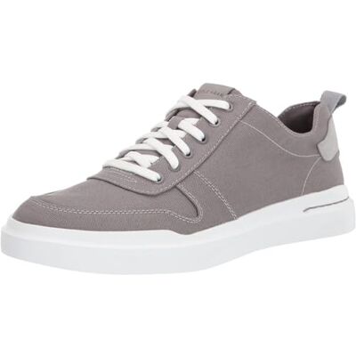 Cole Haan mens Grandpro Rally Canvas Court Sneaker, Grey, 9.5 US Cole Haan mens Grandpro Rally Canvas Court Sneaker, Grey, 9.5 US