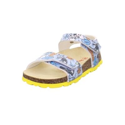 Superfit Pantoffels met voetbed voor jongens, Grijs meerkleurig 2500 15, 35 EU Superfit Pantoffels met voetbed voor jongens, Grijs meerkleurig 2500 15, 35 EU