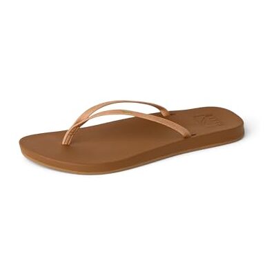 REEF Women's Sandals, Cushion Slim, Natural, 10 REEF Women's Sandals, Cushion Slim, Natural, 10