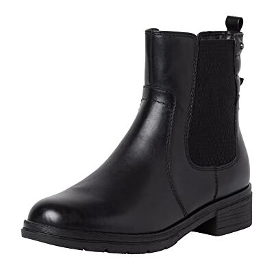 Tamaris Comfort enkellaarsjes voor dames, zwart, 39 EU Breed Tamaris Comfort enkellaarsjes voor dames, zwart, 39 EU Breed