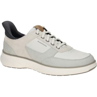 Clarks Mullan Easy Mens White Combi, 12 Clarks Mullan Easy Mens White Combi, 12