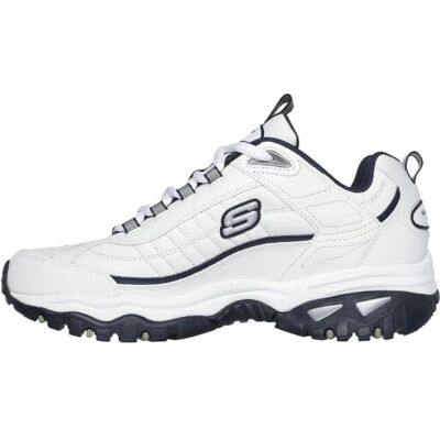 Skechers Energie Afterburn heren Veterschoen, Wit Marine 01, 43 EU Skechers Energie Afterburn heren Veterschoen, Wit Marine 01, 43 EU