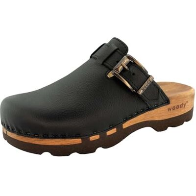 woody Lukas Clogs voor heren, zwart, 40 EU woody Lukas Clogs voor heren, zwart, 40 EU