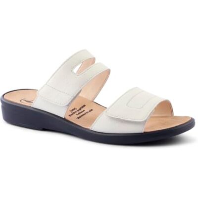 Ganter Sonnica-E slippers voor dames, wit, 40,5 EU smal Ganter Sonnica-E slippers voor dames, wit, 40,5 EU smal