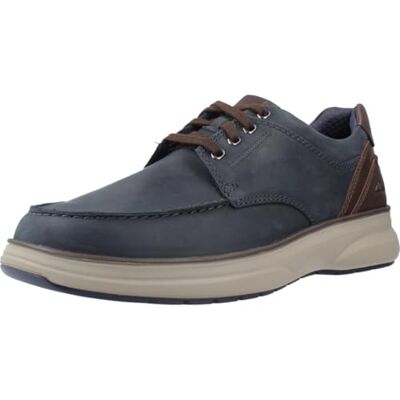 Clarks Mullan Moc Mens Navy Leather, 7 Clarks Mullan Moc Mens Navy Leather, 7