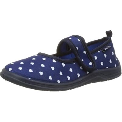 Playshoes Jongens-meisjes, huisschoen, marine, 32/33 EU Playshoes Jongens-meisjes, huisschoen, marine, 32/33 EU