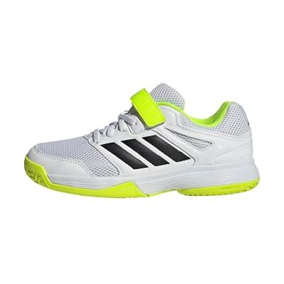 adidas Uniseks-Kind Speedcourt Kids Indoor Shoes, Cloud White/Core Black/Lucid Lemon, 38 EU adidas Uniseks-Kind Speedcourt Kids Indoor Shoes, Cloud White/Core Black/Lucid Lemon, 38 EU