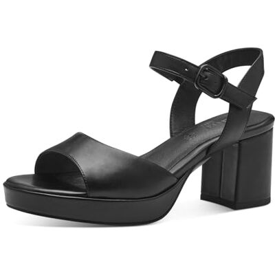 Jana Dames Softline 8-28379-42 001 Black Platte Comfortabele meerbrede alledaagse schoen feestelijke elegante sandaal met hak, zwart, 38 EU Breed Jana Dames Softline 8-28379-42 001 Black Platte Comfortabele meerbrede alledaagse schoen feestelijke elegante sandaal met hak, zwart, 38 EU Breed