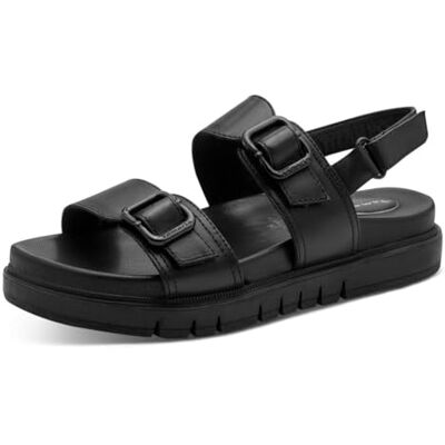 Tamaris dames Comfort Damen Sandal Flat MultiadjustablePlatte sandaal Tamaris dames Comfort Damen Sandal Flat MultiadjustablePlatte sandaal