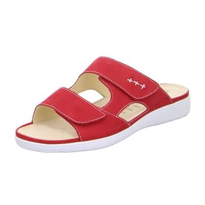 Ganter GINA-G slippers voor dames, 43 EU, rood, 43 EU Ganter GINA-G slippers voor dames, 43 EU, rood, 43 EU