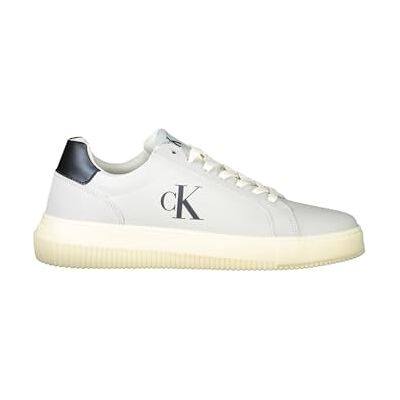 Calvin Jeans Heren Chunky Cupsole Authentieke YM0YM01123 Sneakers, Grijs (O Mushroom/C White/Navy), 10.5 UK, Grijs O Mushroom C Wit Navy, 43 EU Calvin Jeans Heren Chunky Cupsole Authentieke YM0YM01123 Sneakers, Grijs (O Mushroom/C White/Navy), 10.5 UK, Grijs O Mushroom C Wit Navy, 43 EU