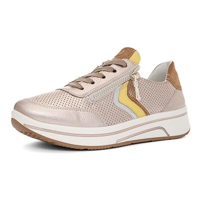 ARA Dames Sapporo sneakers, zand, limoncello, wit, biscuit, Shell, 37,5 EU breed, Zand Limoncello wit Biscuit Shell, 37.5 EU Breed ARA Dames Sapporo sneakers, zand, limoncello, wit, biscuit, Shell, 37,5 EU breed, Zand Limoncello wit Biscuit Shell, 37.5 EU Breed
