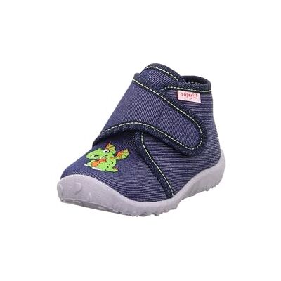 Legero Superfit Spotty Pantoffels voor jongens, blauw 8000, 18 EU Legero Superfit Spotty Pantoffels voor jongens, blauw 8000, 18 EU