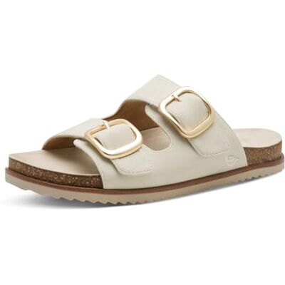 Jana Dames Mule Flat Multiadj+vegan platform, beige, 42 EU Jana Dames Mule Flat Multiadj+vegan platform, beige, 42 EU