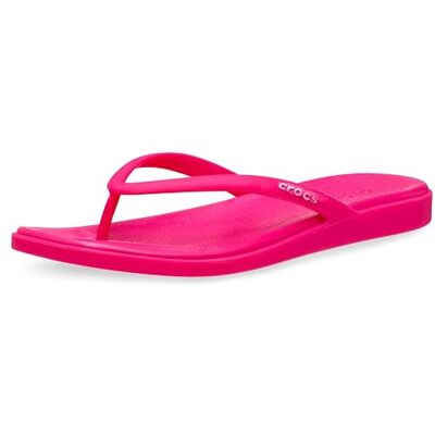 Crocs Miami Flip Flop voor dames, Dragon Fruit, 42/43 EU Crocs Miami Flip Flop voor dames, Dragon Fruit, 42/43 EU