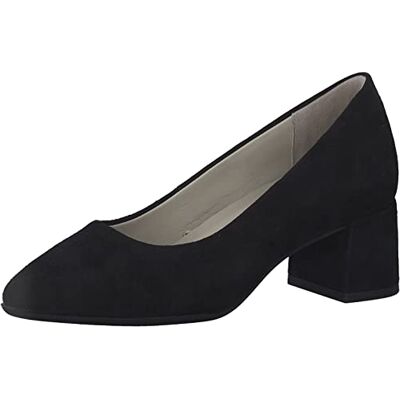 Tamaris Comfort Dames 8-8-82300-20-5 Pumps, Black Suede, 38 EU, Black Suède., 38 EU Breed Tamaris Comfort Dames 8-8-82300-20-5 Pumps, Black Suede, 38 EU, Black Suède., 38 EU Breed