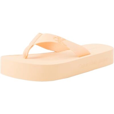 Calvin Jeans Vrouwen Flatform Flipflop Jelly Flip Flop, Peach Dream, 5 UK, Perzik Droom, 38 EU Calvin Jeans Vrouwen Flatform Flipflop Jelly Flip Flop, Peach Dream, 5 UK, Perzik Droom, 38 EU