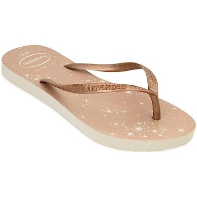 Havaianas Slim Gloss, Flip Flop Dames, Beige, 13 UK Havaianas Slim Gloss, Flip Flop Dames, Beige, 13 UK