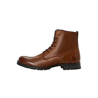 JACK & JONES Heren Jfworca lederen Cognac 19 Sts Chukka laarzen JACK & JONES Heren Jfworca lederen Cognac 19 Sts Chukka laarzen