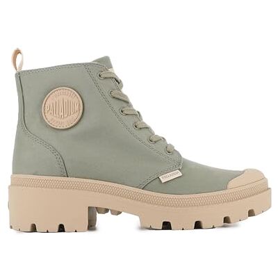 Palladium PALLABASE Twill Enkellaarzen voor dames, groen, 40 EU, Groen, 40 EU Palladium PALLABASE Twill Enkellaarzen voor dames, groen, 40 EU, Groen, 40 EU