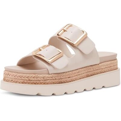 Madden Girl Women's Mythicall Flat Sandal, Bone Paris, 8 Madden Girl Women's Mythicall Flat Sandal, Bone Paris, 8