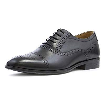 Thomas Crick Red Tape Hartwell Brogues voor heren, zwart, 46 EU Thomas Crick Red Tape Hartwell Brogues voor heren, zwart, 46 EU