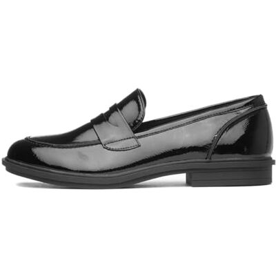 Rocket Dog Gabby Womens zwart patent loafer, Zwart, 40 EU Rocket Dog Gabby Womens zwart patent loafer, Zwart, 40 EU