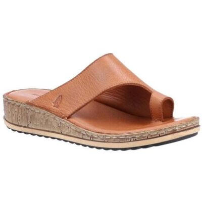 Hush Puppies Elissa Toepost Sandaal voor dames, bruin, 40 EU Hush Puppies Elissa Toepost Sandaal voor dames, bruin, 40 EU