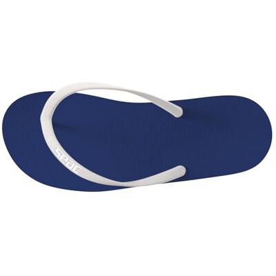 SEAC Ibiza, uniseks slippers, licht, antislip, voor zee, zwembad en boot, duurzaam en sneldrogend, ideaal voor heren, dames en kinderen, blauw/wit, maat 43/44 SEAC Ibiza, uniseks slippers, licht, antislip, voor zee, zwembad en boot, duurzaam en sneldrogend, ideaal voor heren, dames en kinderen, blauw/wit, maat 43/44